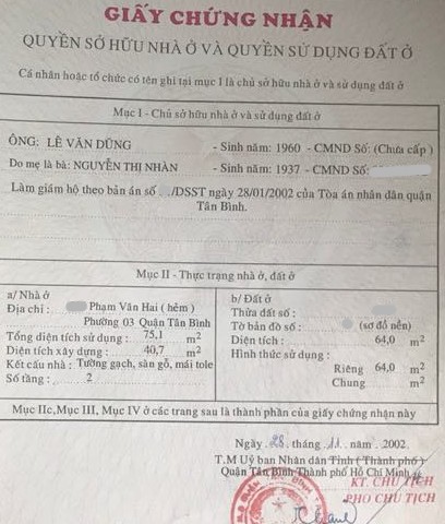 64m2 NGUYỄN BẶC, hẻm 3m thông, nở hậu nhỉnh 7 tỷ - Ảnh 1